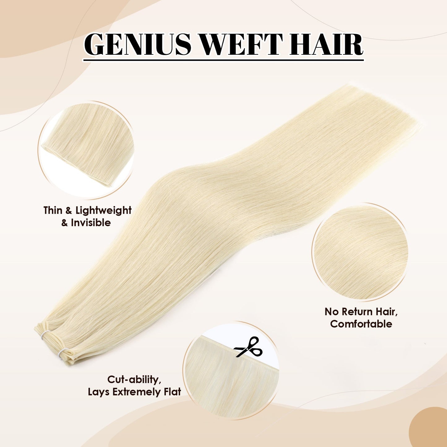 Virgin Genius Weft #60 Light Blonde