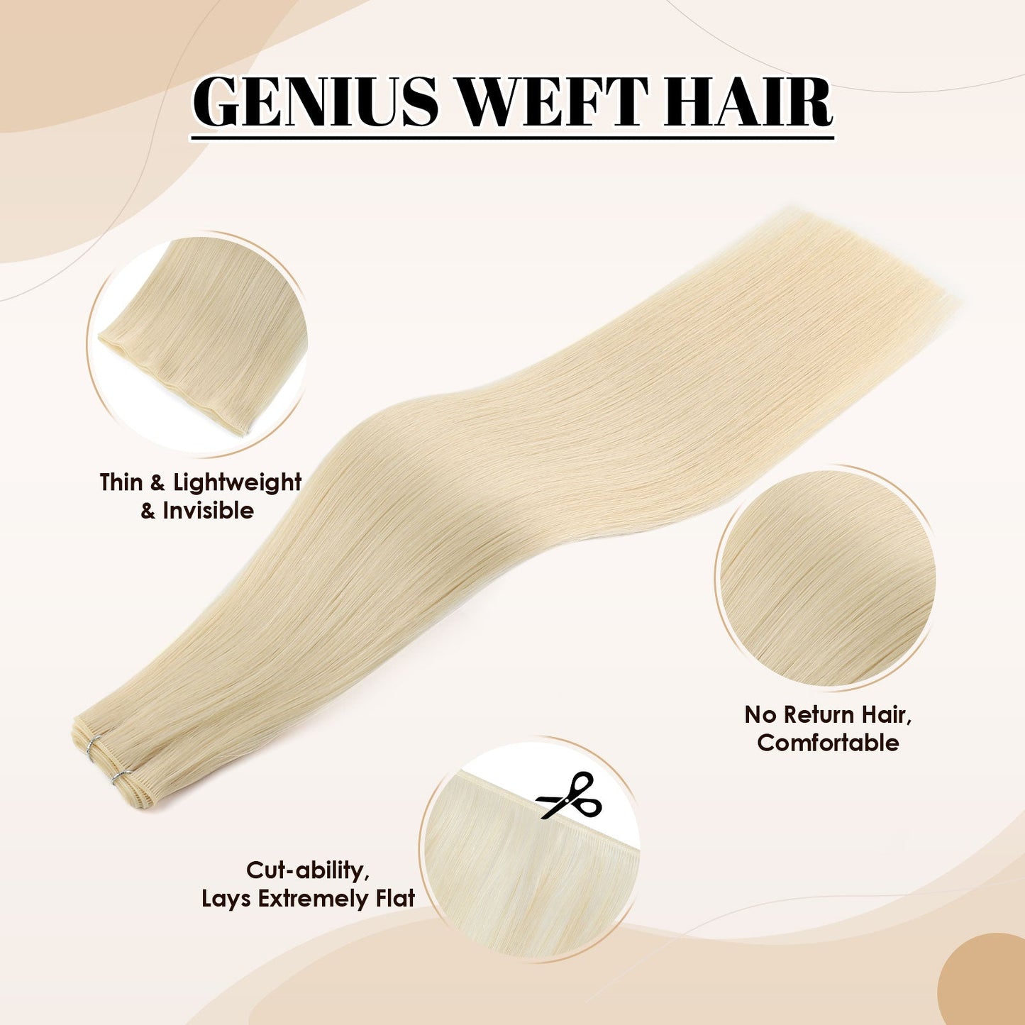 Virgin Genius Weft #613 Beach Blonde