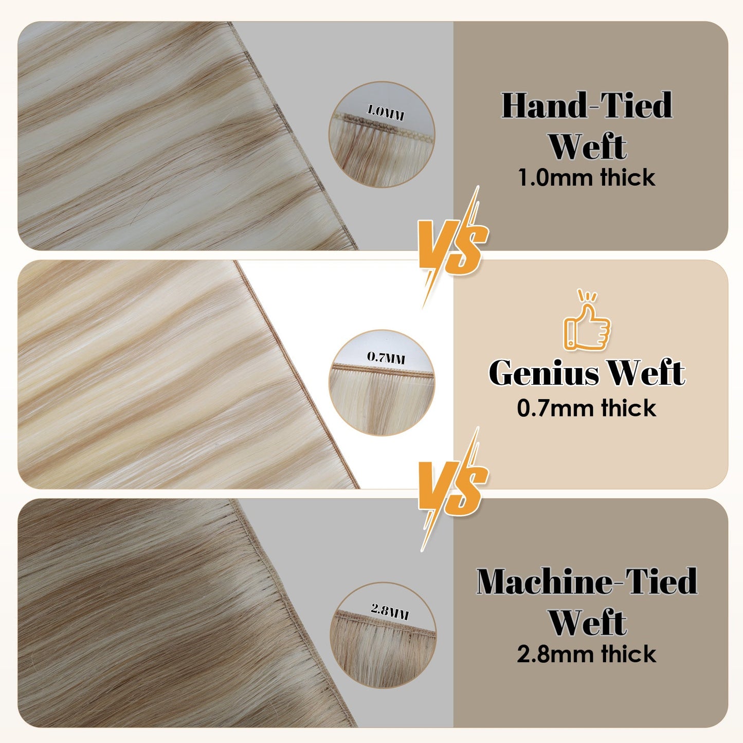 Virgin Genius Weft Rooted Highlights R8-P8/22#