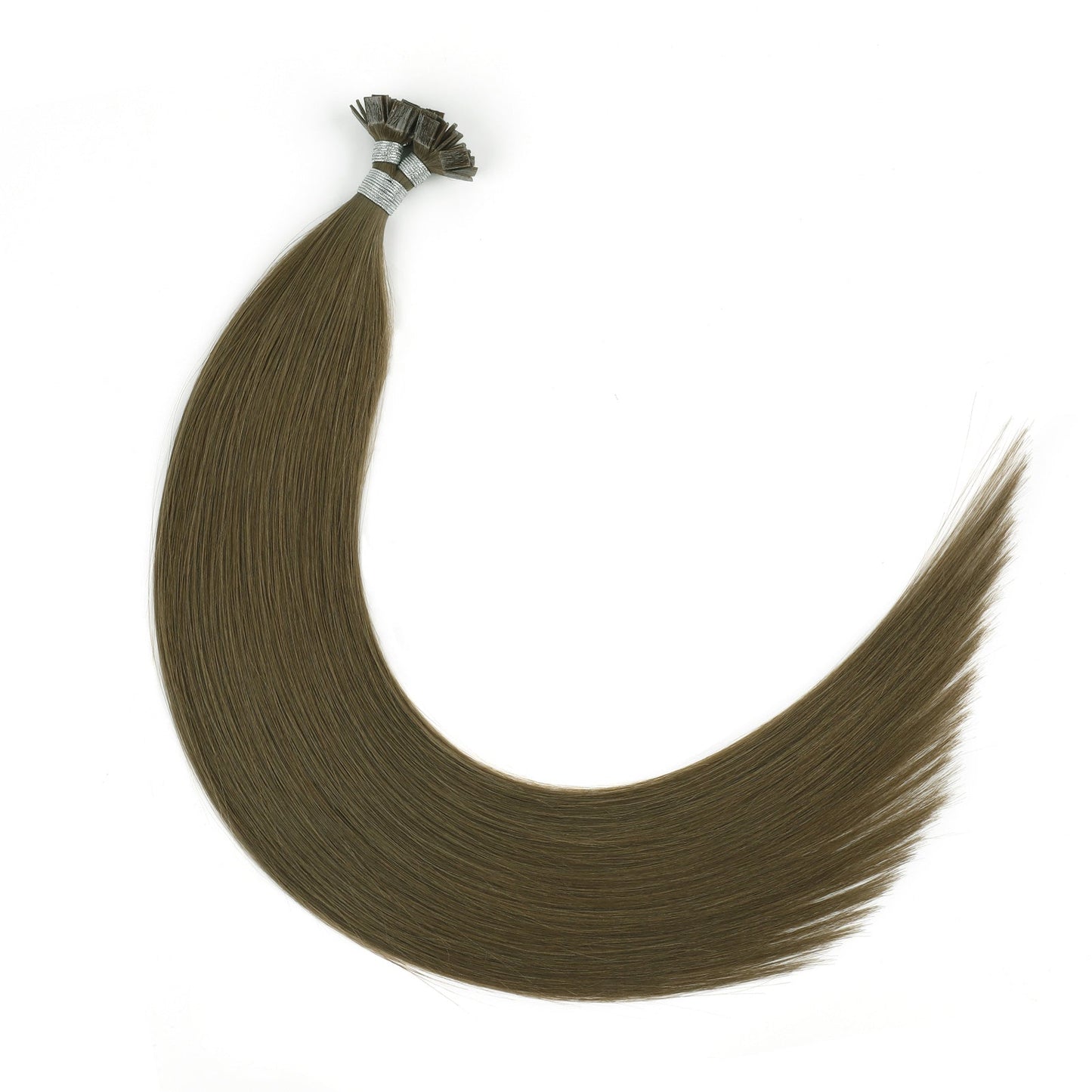 Keratin Bond Extensions Virgin Hair 3# Medium Ash Brown