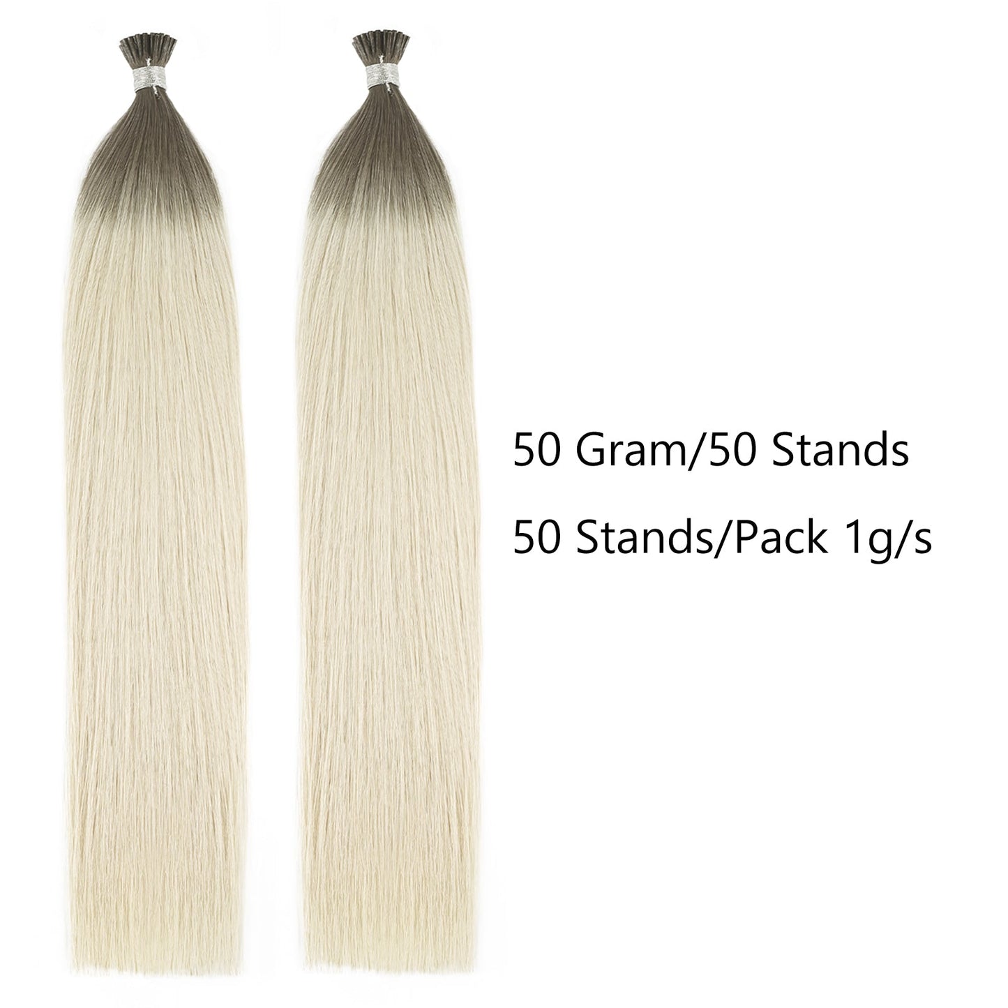 I Tip Hair Extensions Virgin Hair Ombre T16A/60A#