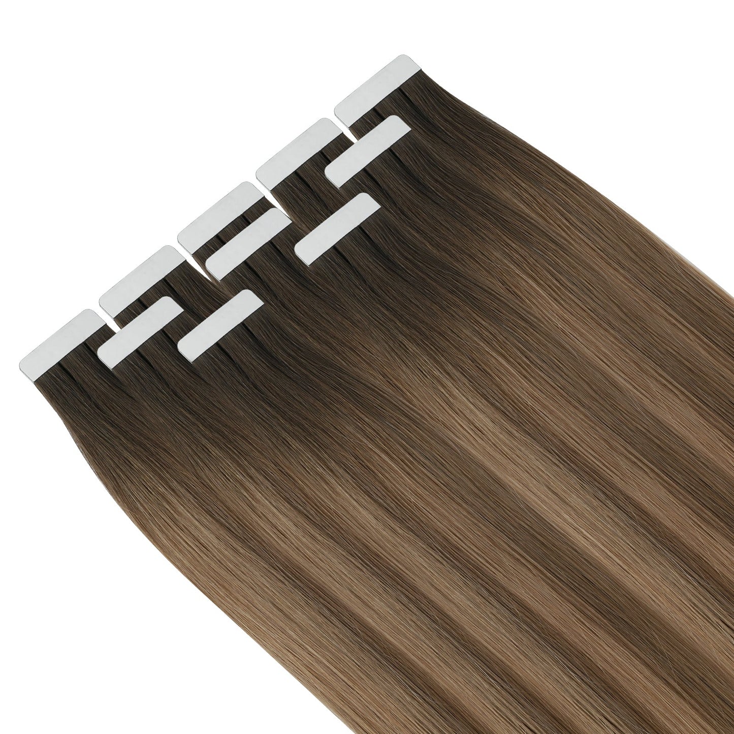 Virgin Tape in Hair Extensions Rooted Highlight R2-P4/27#