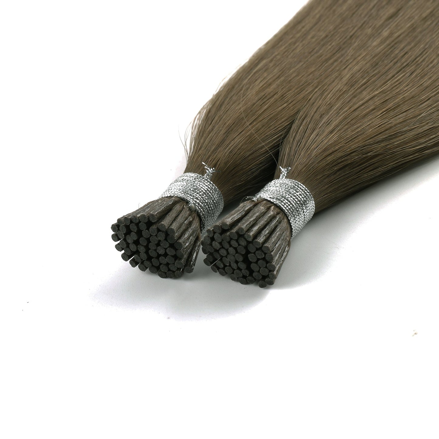 I Tip Hair Extensions Virgin Hair 3# Medium Ash Brown