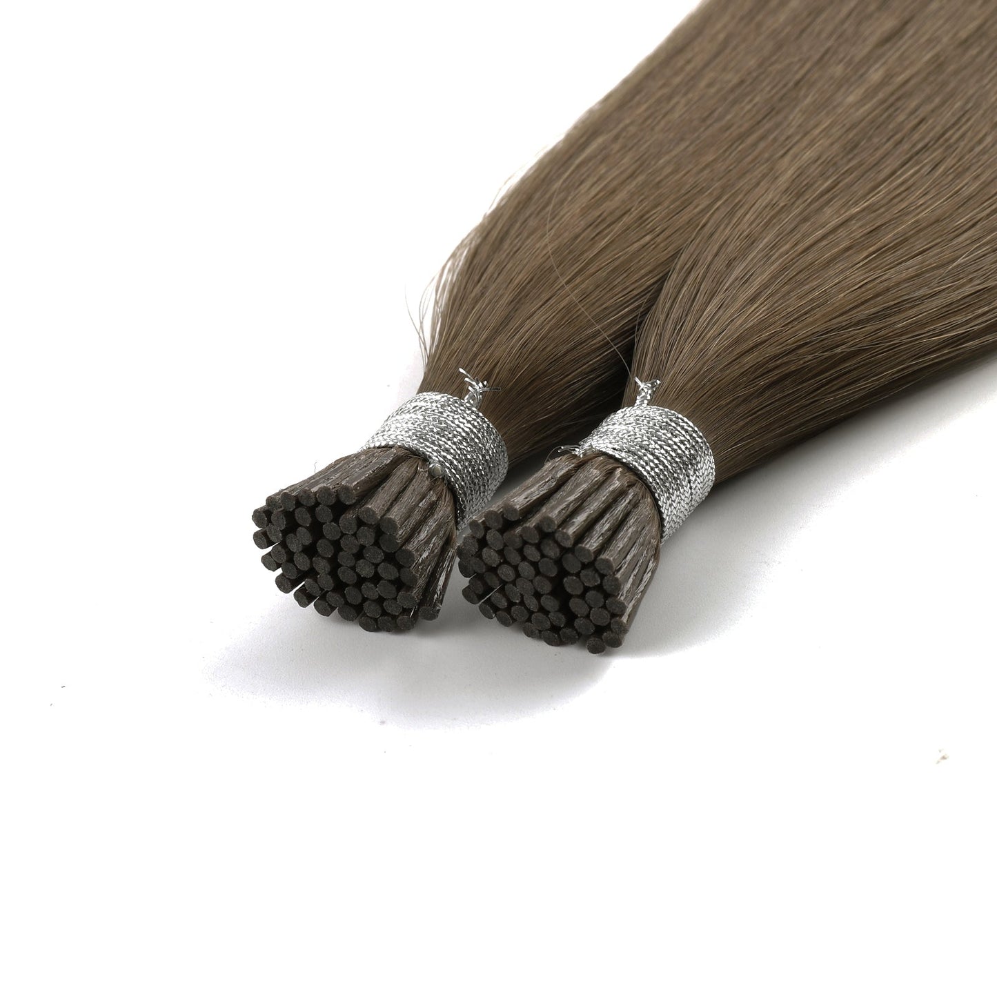 I Tip Hair Extensions Virgin Hair 4# Warm Chestnut Brown