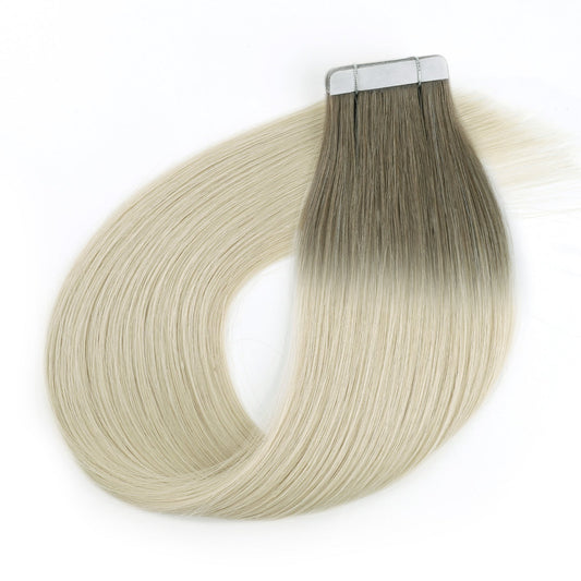Virgin Tape in Hair Extensions Ombre Color T16A/60A#