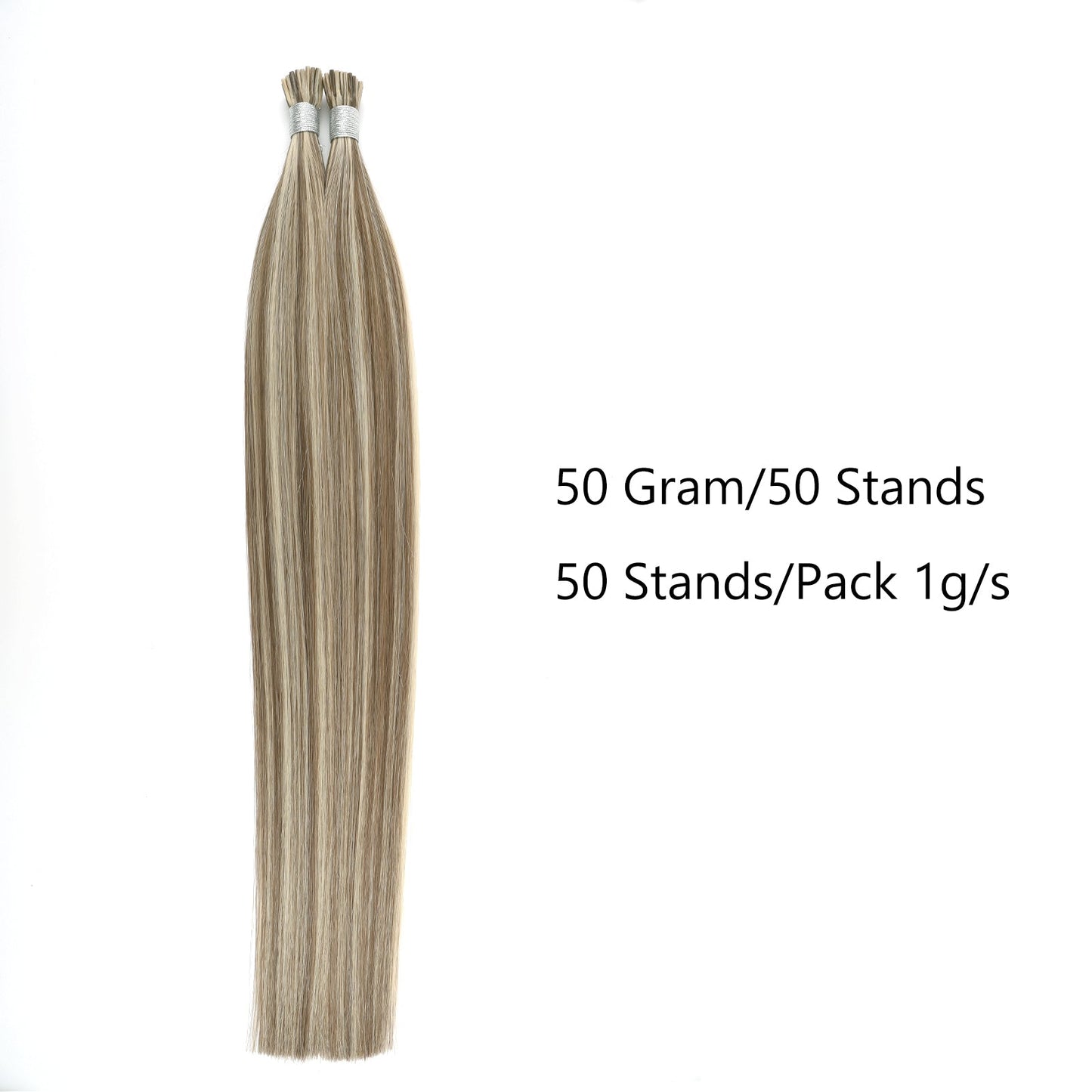 I Tip Hair Extensions Virgin Hair Highlights P6/24#